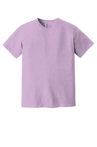 Short Sleeve Tshirt - Smiley Flowers, Orchid