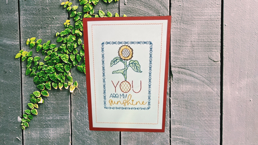 Greeting Card - Sunshine, Rust