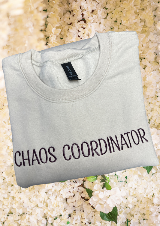 Sweatshirt - Chaos Coordinator, Sand