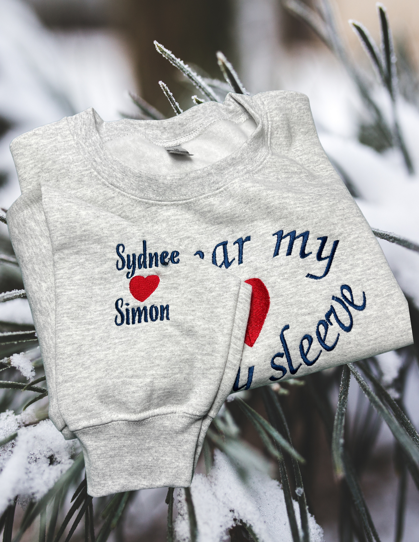 Sweatshirt - I Wear My Heart on my Sleeve