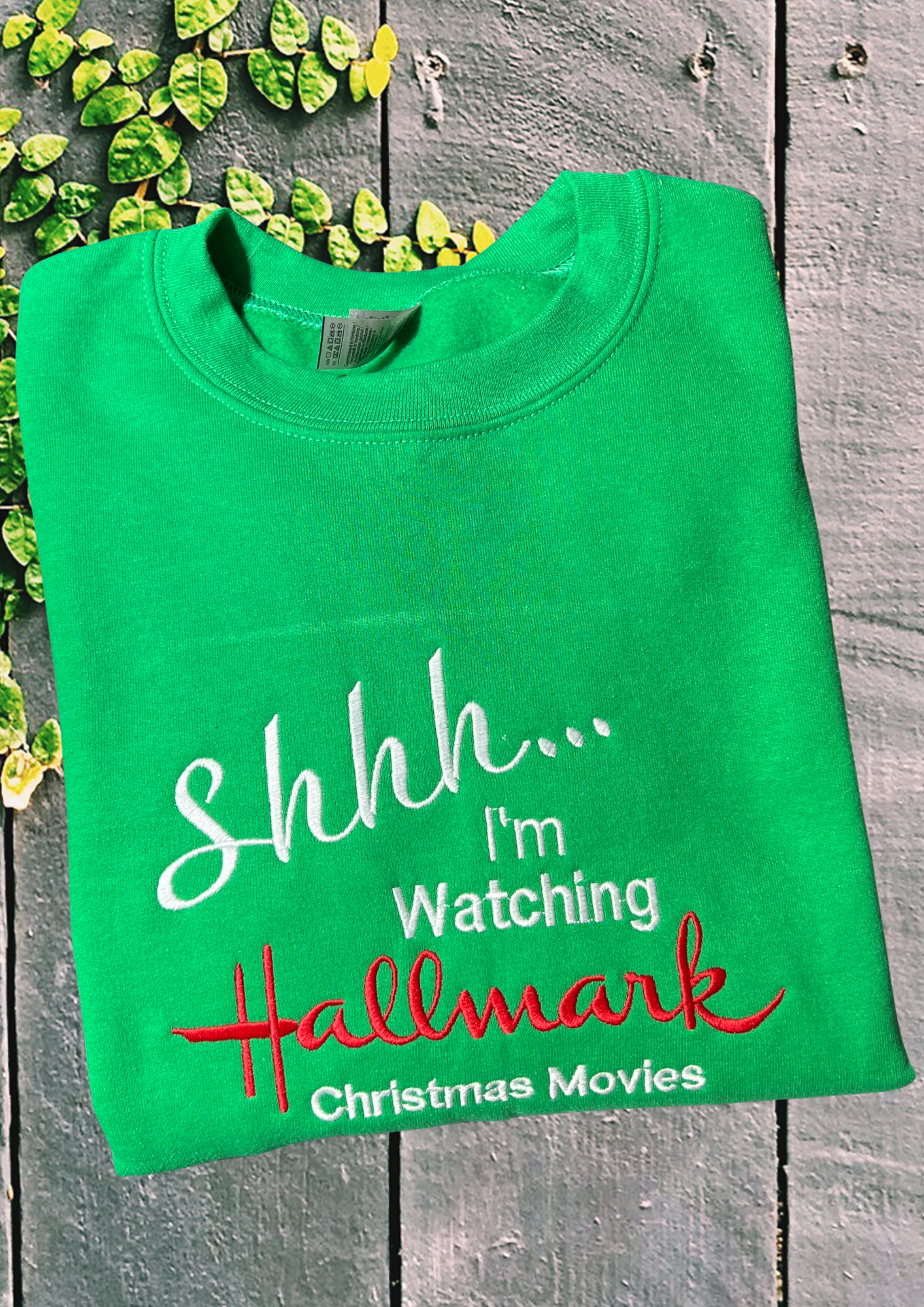 Sweatshirt - Movie Watching, Kelley Green