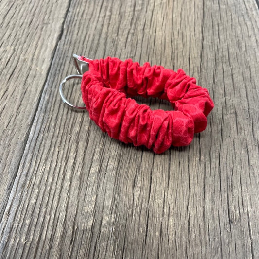 Key Fob - Expandable Wristlet, Red Dog Bone