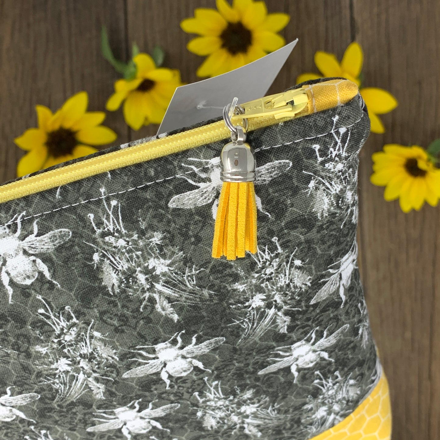 Zipper Bag - Bees, Medium