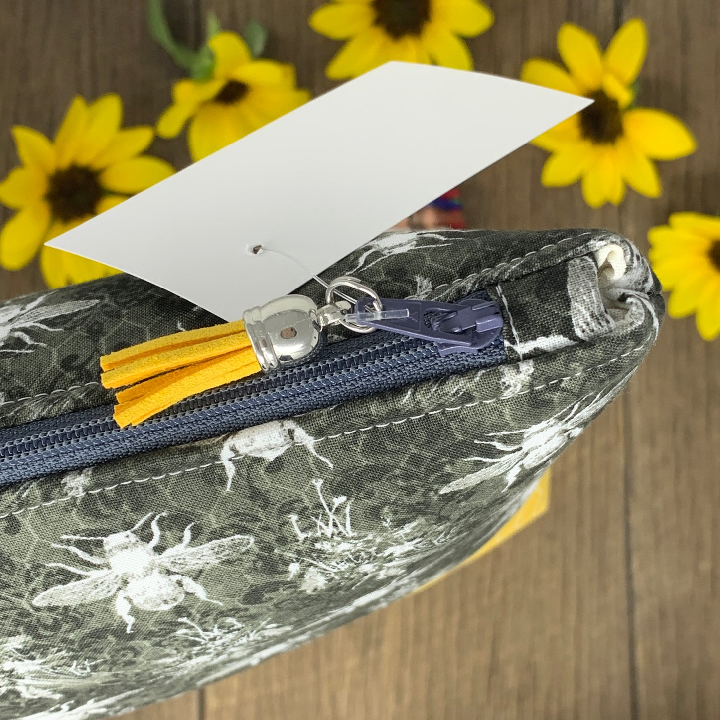 Zipper Bag - Bees, Medium