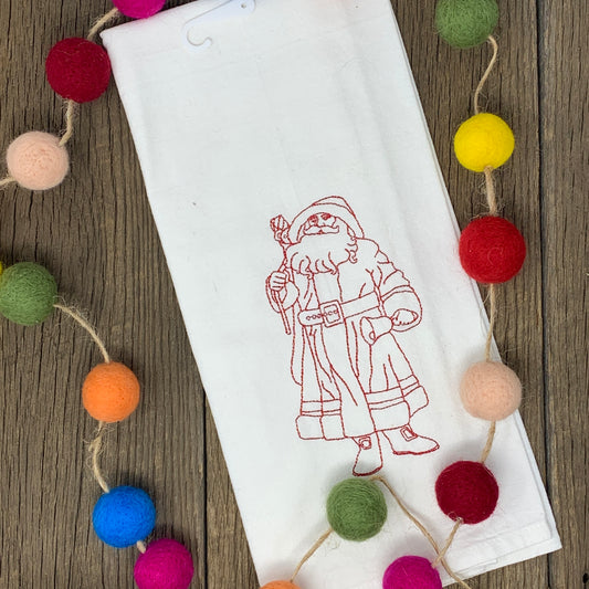 Kitchen Towel - Vintage Father Christmas