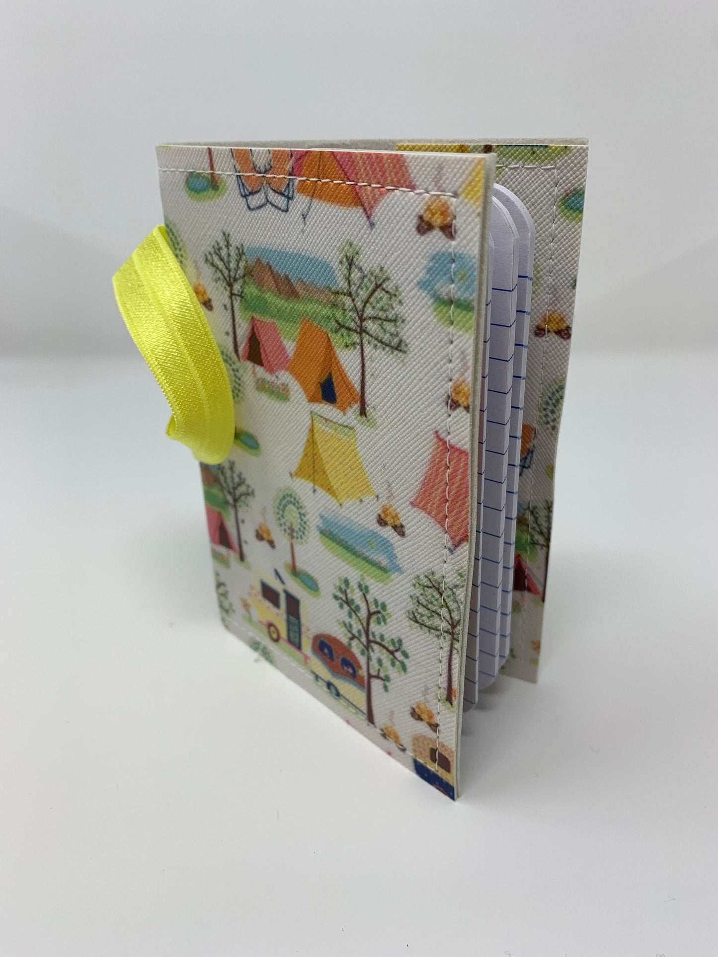 Notebook Cover - Camping Yellow